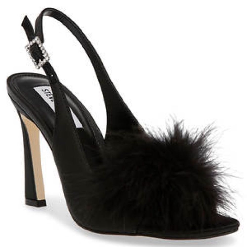 Steve Madden Narella Satin sling back heels